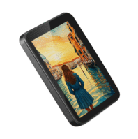 A02# 5000mAh Power bank with an E-Ink photo display, allowing photos and images to be changed freely.Ah
