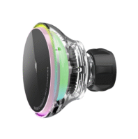 M9# Car Wireless Charger — Car Phone Holder 15W fast stand telephone support mount with RGB lighting and built-in industrial-grade cooling fan