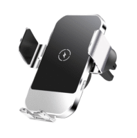 A21# Car Wireless Charger — 15W Fast Charging Car Phone Holder Alloy Aluminum Body • Universal Compatibility for Apple/Samsung/Android (15W Fast Charging for Apple)