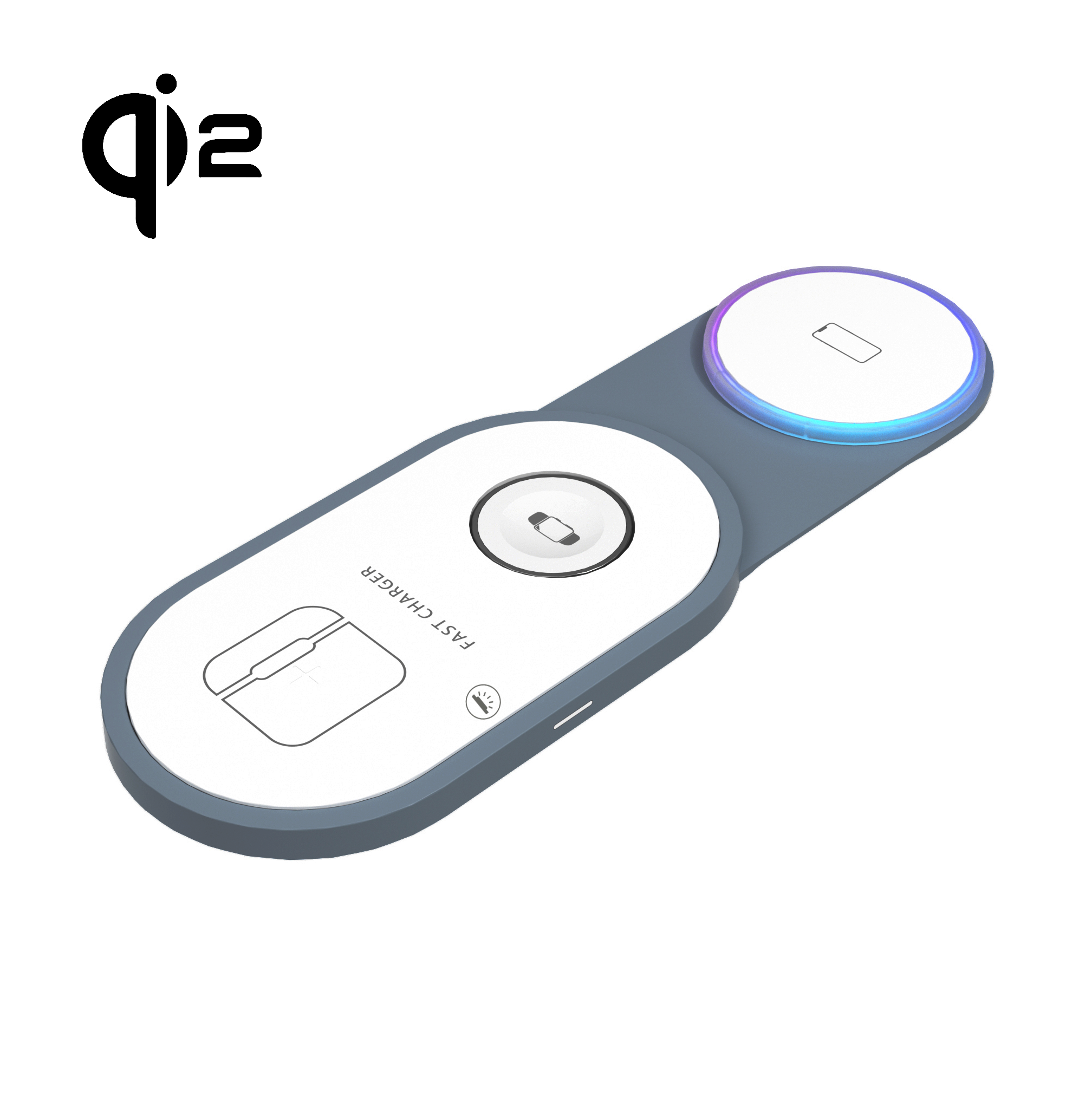 D16# Portable 4-in-1 Wireless Charging Station Magnetic Wireless Charger Stand (Copy)